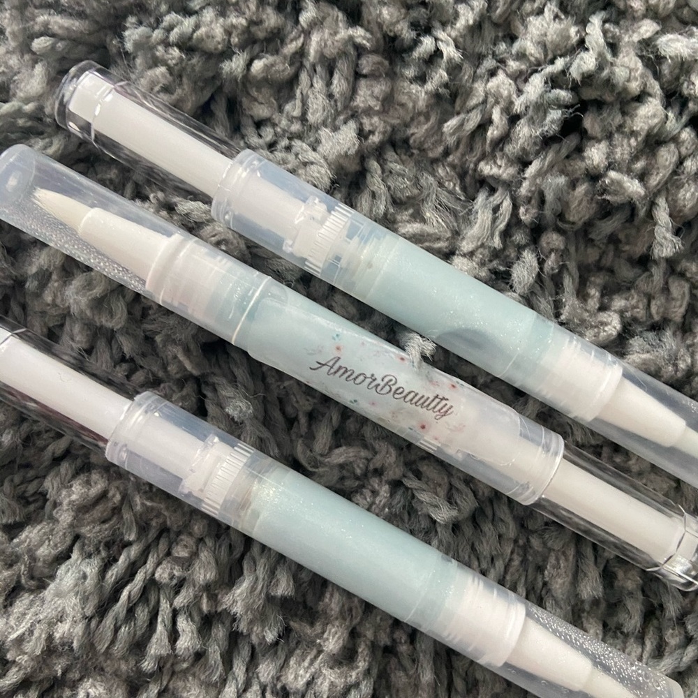 Handmade Light blue lip gloss